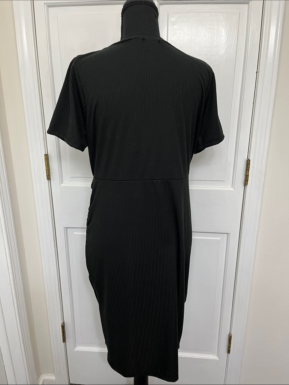 Pulse Black Ribbed Knit Dress - Picture 6 of 7